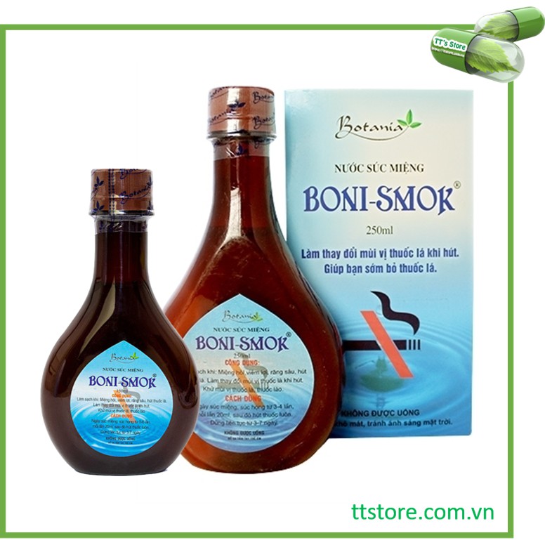 Nước súc miệng Boni Smok - Nước súc miệng cai thuốc lá [BoniSmok]